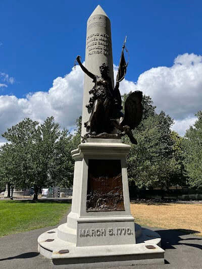 Boston Massacre/Crispus Attucks Memorial in Boston, Massachusetts