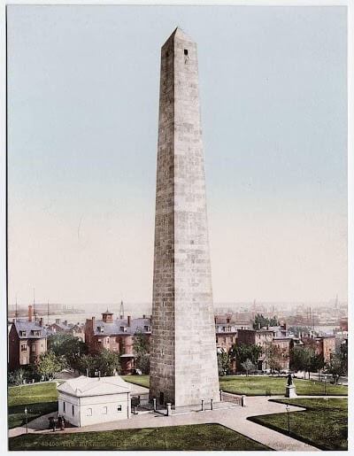 Bunker Hill Monument in Boston, Massachusetts