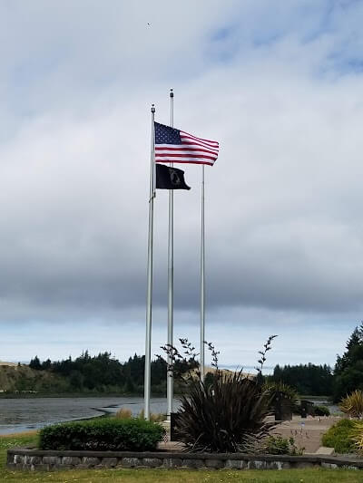 David Dewett Veterans Memorial in North Bend, Oregon