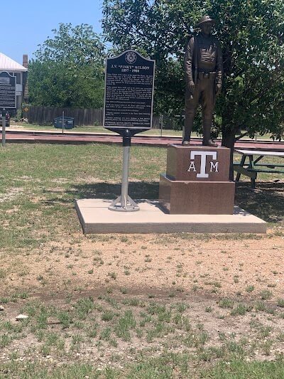 J.V. “Pinky” Wilson Memorial Statue in {city.name}, {city.state}