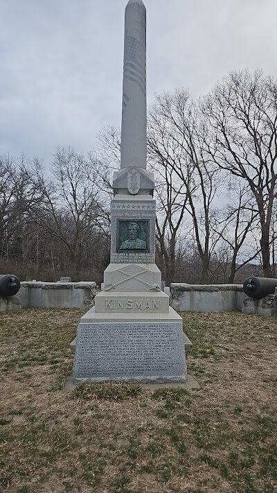 Kinsman Monument in Council Bluffs, Iowa