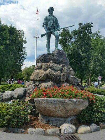 Lexington Battle Green in Lexington, Massachusetts