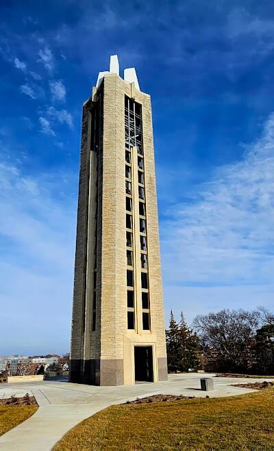 Memorial Carillon and Campanile in Lawrence, Kansas