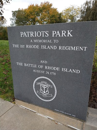 Patriots Park in Portsmouth, Rhode Island