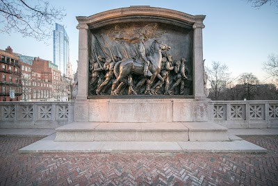 Robert Gould Shaw and the 54th Regiment Memorial in Boston, Massachusetts