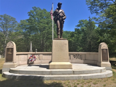 Sharon Soldiers’ Monument in Sharon, Massachusetts