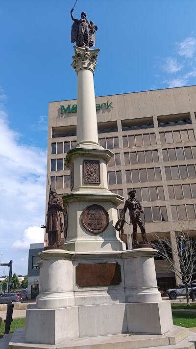 Soldier's Monument in Worcester, Massachusetts
