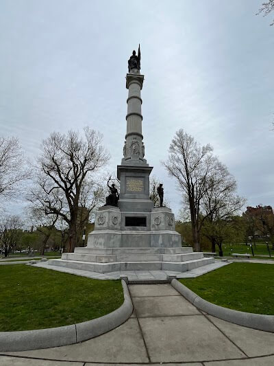Soldiers and Sailors Monument in Boston, Massachusetts