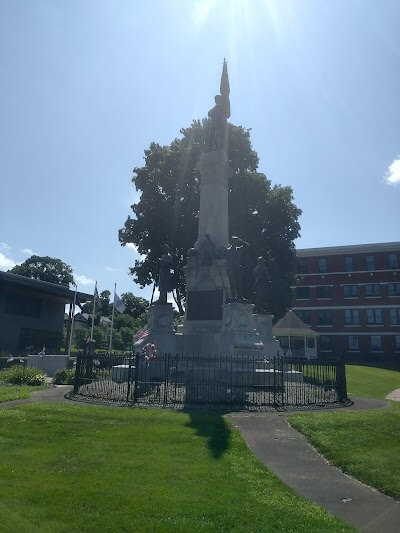 Soldiers and Sailors Monument in Webster, Massachusetts