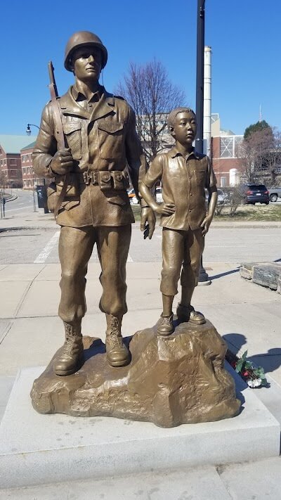 The Central Massachusetts Korean War Memorial in Worcester, Massachusetts