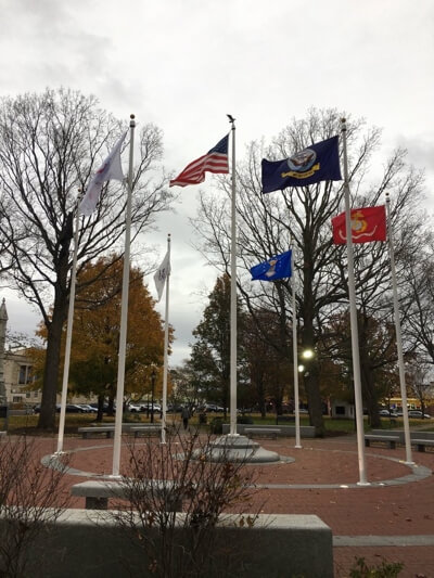 Veteran Circle of Remembrance in Waltham, Massachusetts
