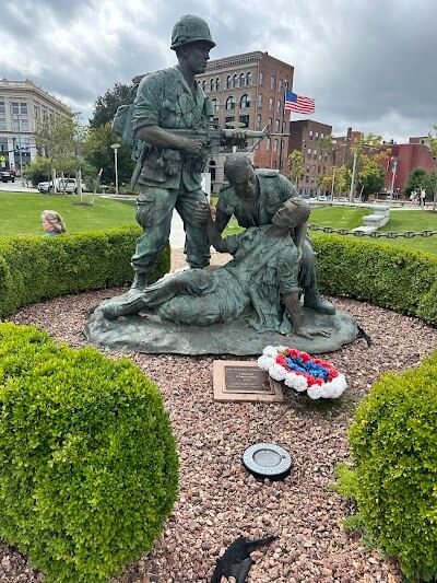 Vietnam War Memorial in Troy, New York