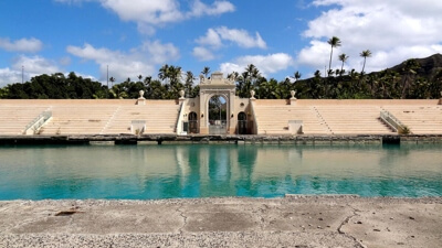 War Memorial Natatorium in Honolulu, Hawaii